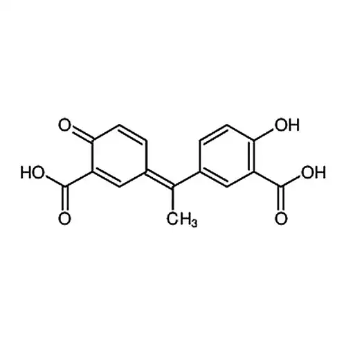 5-[1-(3-カルボキシ-4-酸素-2,5-环ヘキシル二エン-1-エン)エチル]-2-ヒドロキシベンゼンギ酸 [用于アルミニウム的比色测定]