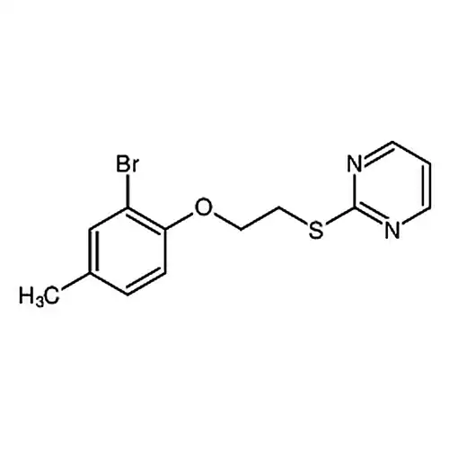 2-((2-(2-Bromo-4-methylphenoxy)ethyl)thio)pyrimidine