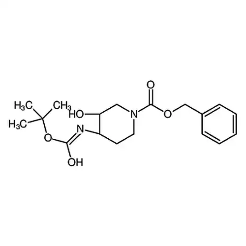 (3R,4R)-rel-Benzyl 4-((tert-butoxycarbonyl)amino)-3-hydroxypiperidine-1-carboxylate