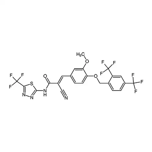 3-(4-((2,4-双(三불소메틸)벤질)산소基)-3-메틸산소基페닐)-2-氰基-N-(5-(三불소메틸)-1,3,4-噻二唑-2-基)프로필렌아미드