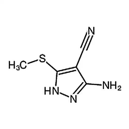 3-амино-5-(метилсеры代)пиразол-4-腈