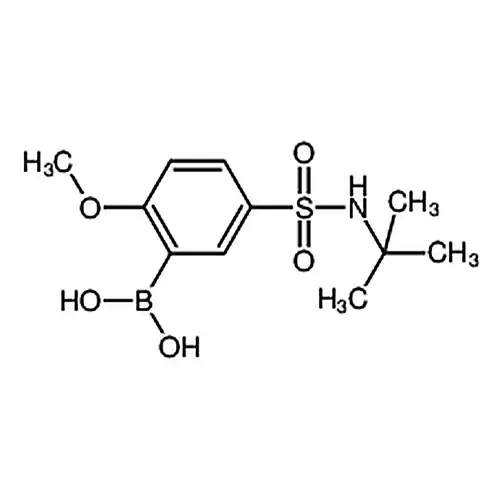 (5-(N-(tert-부틸)氨磺酰基)-2-메틸산소基페닐)붕산