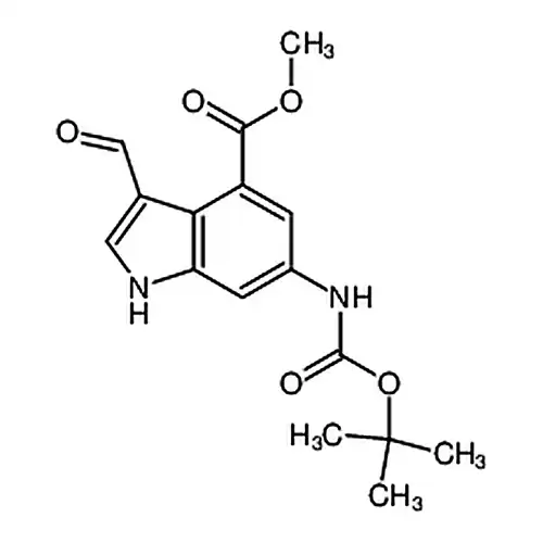 Methyl 6-((tert-butoxycarbonyl)amino)-3-formyl-1H-indole-4-carboxylate
