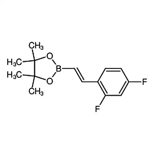(E)-2-(2,4-二불소벤젠에틸렌基)-4,4,5,5-四메틸-1,3,2-二산소붕소杂环펜틸알칸