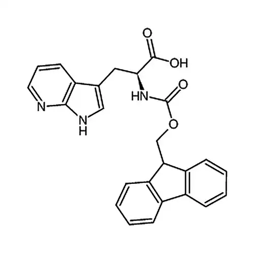(S)-2-((((9H-Fluoren-9-yl)methoxy)carbonyl)amino)-3-(1H-pyrrolo[2，3-b]pyridin-3-yl)propanoic acid