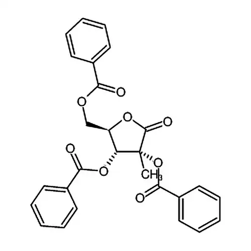 2， 3， 5-Tri-O-benzoyl-2-C-methyl-D-ribonic acid-1， 4-lactone