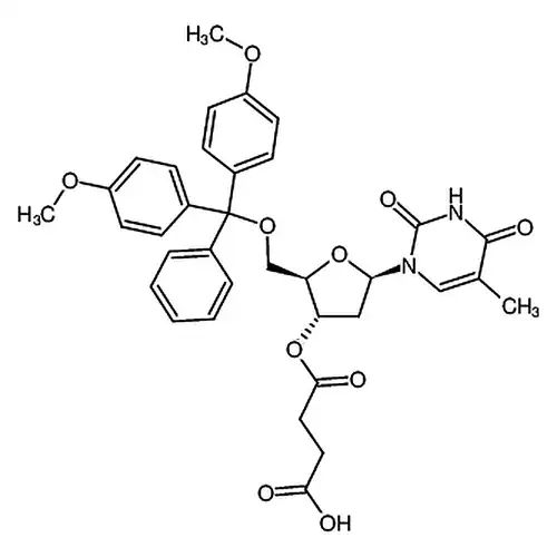 5'-O-(4，4'-二메틸산소基三페닐메틸)-胸苷-3'-O-부틸二산