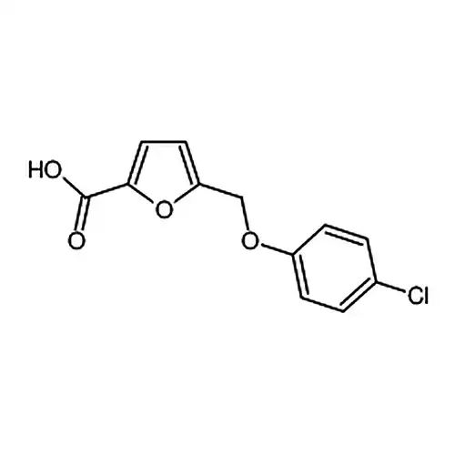 5-((4-塩素ベンゼン酸素基)メチル)フラン-2-羧酸