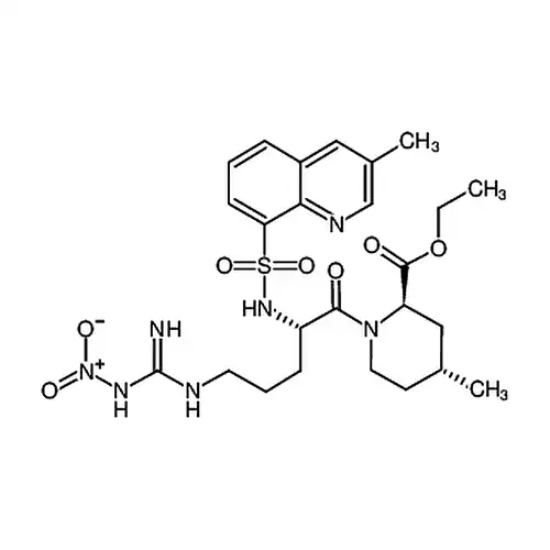(2R,4R)-4-метил-1-((S)-2-(3-метилхинолин-8-磺амин基)-5-(3-нитро胍基)пентил酰基)哌啶-2-羧кислотаэтилэфир