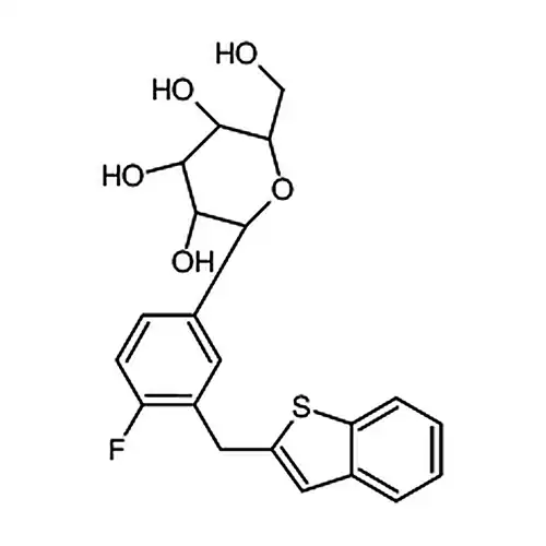 (2S,3R,4R,5S,6R)-2-(3-(벤젠并[b]티오펜-2-基메틸)-4-불소페닐)-6-(羟메틸)四수소-2H-吡喃-3,4,5-三알코올