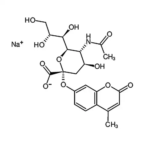 N-아세틸-2-O-(4-메틸-2-산소代-2H-1-벤젠并吡喃-7-基)-α-神经氨산一나트륨염
