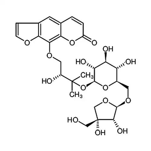 9-[(2R)-3-[(6-O-D-芹糖-BETA-D-푸란糖基-BETA-D-吡喃포도당基)산소基]-2-히드록시-3-메틸부틸산소基]-7H-푸란并[3，2-G][1]벤젠并吡喃-7-케톤