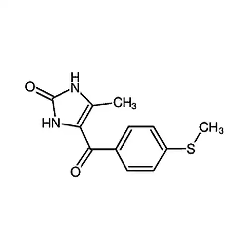 4-メチル-5-(4-(メチル硫黄基)ベンゾイル基)-1H-イミダゾール-2(3H)-ケトン