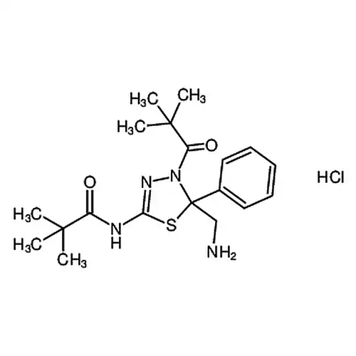 N-(5-(Aminomethyl)-5-Phenyl-4-Pivaloyl-4，5-Dihydro-1，3，4-Thiadiazol-2-Yl)Pivalamide Hydrochloride
