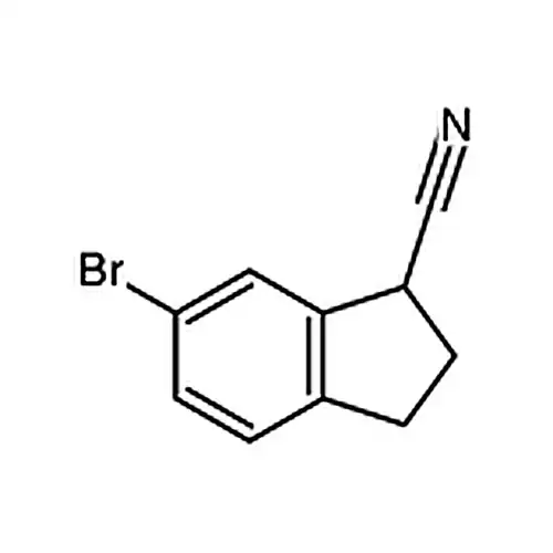 6-臭素-2，3-二水素-1H-茚-1-メチル腈