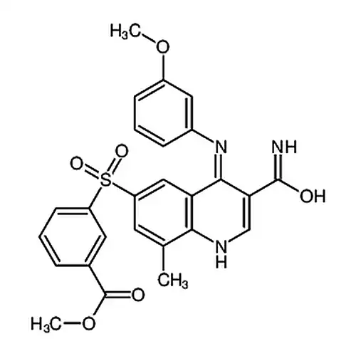 Methyl 3-(3-Carbamoyl-4-(3-Methoxyphenylamino)-8-Methylquinolin-6-Ylsulfonyl)Benzoate