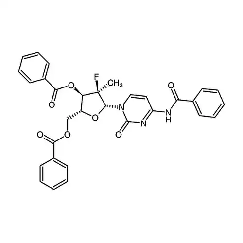 (2'R)-N-ベンゾイル基-2'-脱酸素-2'-フッ素-2'-メチル胞苷-3',5'-二ベンゼンギ酸エステル