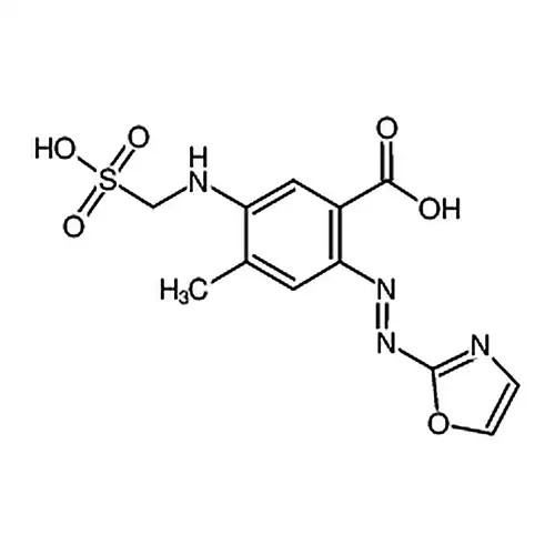 4-메틸-5-(磺메틸아미노)-2-(2-티아졸偶질소)벤젠개미산