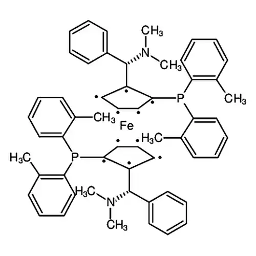 (RP，R′P)-1，1′-双[双(2-톨루엔基)膦基]-2，2′-双[(S)-α-(二메틸아미노)벤젠메틸]二茂철