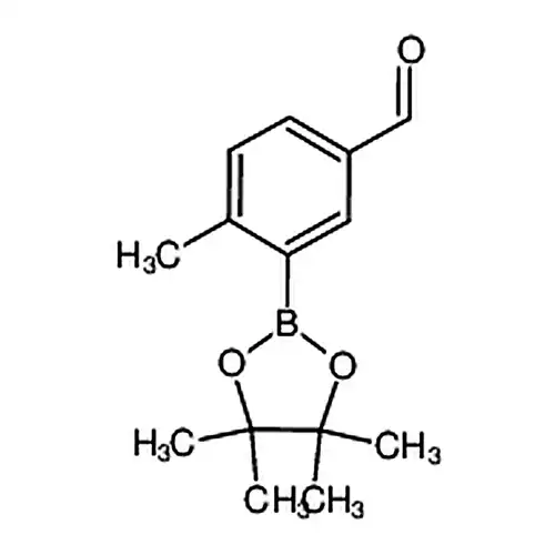 4-메틸-3-(4，4，5，5-四메틸-1，3，2-二산소붕소펜틸알칸-2-基)벤젠포름알데히드