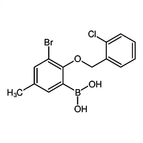 3-брома-2-(2'-хлора苄кислорода基)-5-метилфенилборная кислота