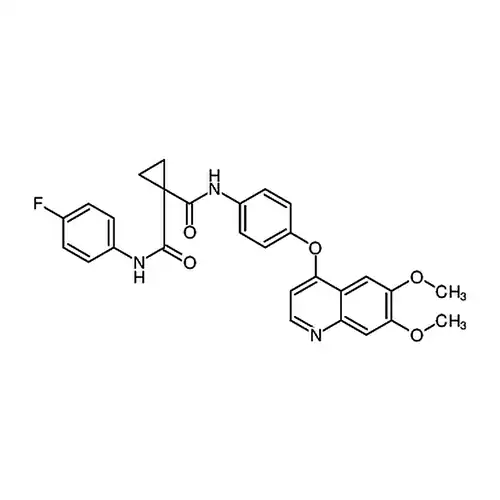 N-(4-(6,7-二メチル酸素基キノリン-4-基酸素基)フェニル)-N-(4-フッ素フェニル)环プロピルアルカン-1,1-二羧アミド
