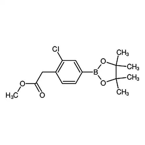 2-(2-염소-4-(4,4,5,5-四메틸-1,3,2-二산소붕소杂环펜틸알칸-2-基)페닐)아세트산메틸에스테르