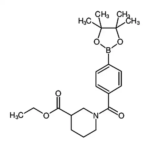 4-[3-(에틸산소羰基)哌啶-1-羰基]벤젠붕산频哪에스테르