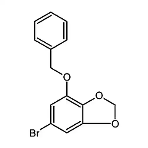 4-(苄산소基)-6-브롬-1，3-벤젠并二噁茂