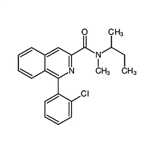 1-(2-хлорафенил)-n-метил-n-(1-метилпропил基)-3-изохинолин羧амид