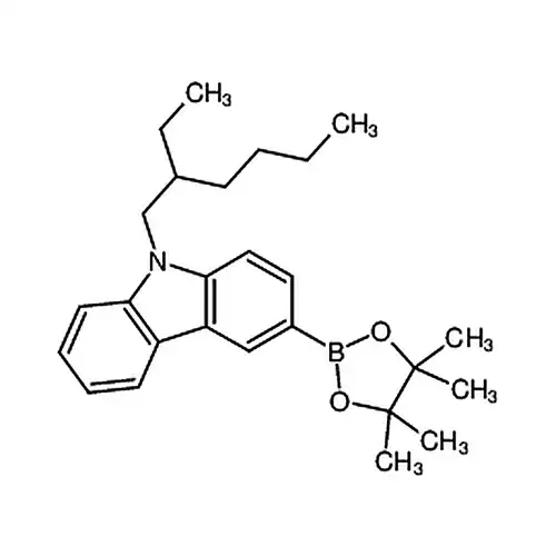 9-(2-этилгексил基)-3-(4，4，5，5-四метил-1，3，2-二кислорода杂环пентилбораалкан-2-基)-9H-карбазол
