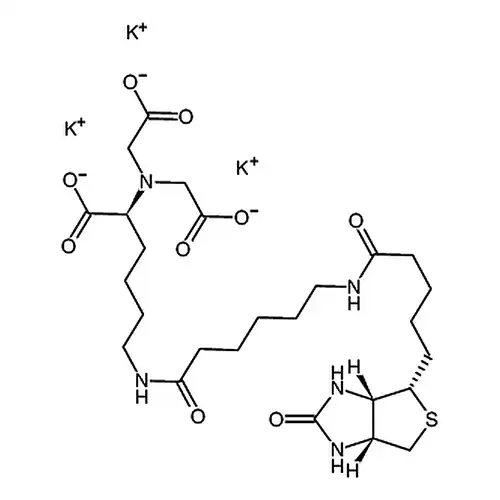 Nε-(N-(+)-Biotinyl-6-aminohexanoyl)-Nα，Nα bis(carboxymethyl)-L-lysine 三калиясоль