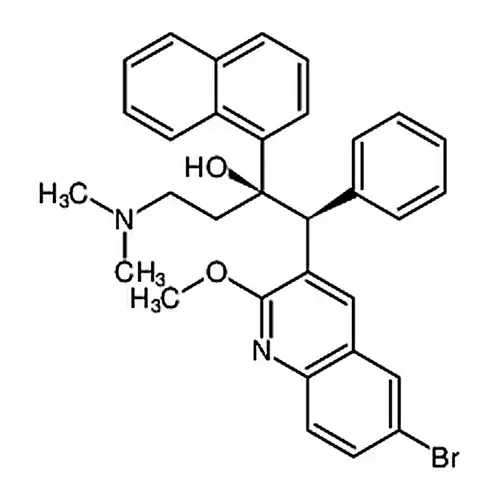 (1S，2R)-1-(6-브롬-2-메틸산소基퀴놀린-3-基)-4-(디메틸아미노)-2-(萘-1-基)-1-