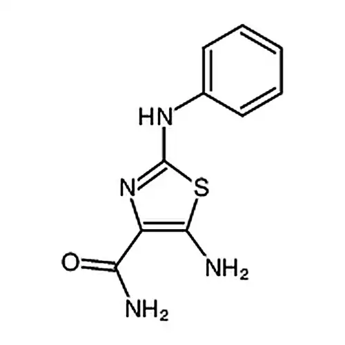 5-Amino-2-(phenylamino)thiazole-4-carboxamide