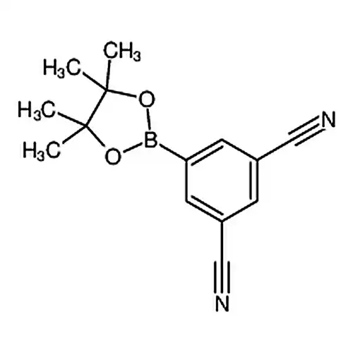 5-(4,4,5,5-四메틸-1,3,2-二산소붕소杂环펜틸알칸-2-基)间벤젠二메틸腈