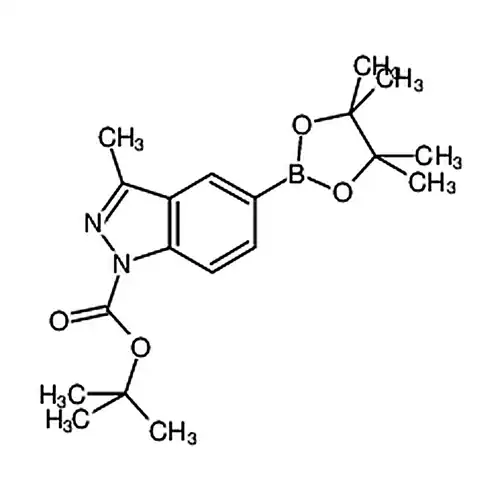 3-метил-5-(4,4,5,5-四метил-1,3,2-二кислорода杂бора杂环пентилалкан-2-基)-1H-吲唑-1-羧кислота叔бутилэфир