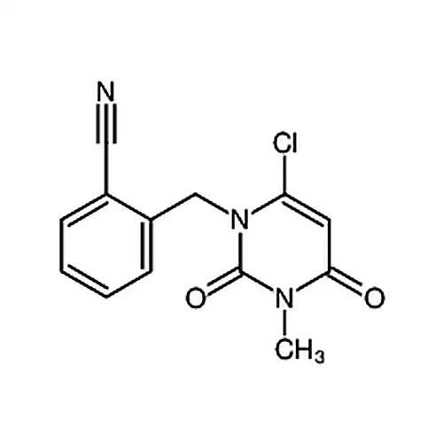 2-[(6-塩素-3,4-二水素-3-メチル-2,4-二酸素代-1(2H)-ピリミジン基)メチル]ベンゼンメチル腈（阿格列汀中間体）