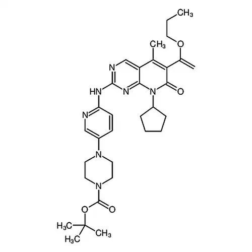 2-메틸-2-프로필基-4-(6 - {[8-环펜틸基-5-메틸-7-산소代-6-(1-부틸산소에틸렌基)-7,8-二수소피리딘并[2,3-D]피리미딘-2-基]아미노} -3-피리딘基)-1-哌嗪개미산