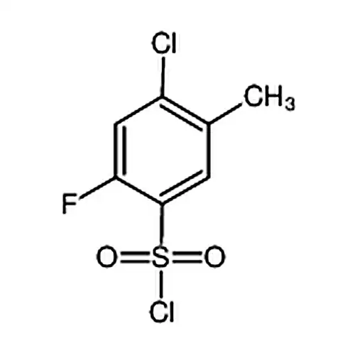 4-염소-2-불소-5-메틸벤젠-1-磺酰염소