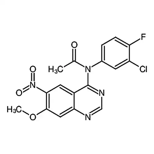 N-(3-хлора-4-фторафенил)-N-(7-метилкислорода基-6-нитро喹唑啉-4-基)этиламид