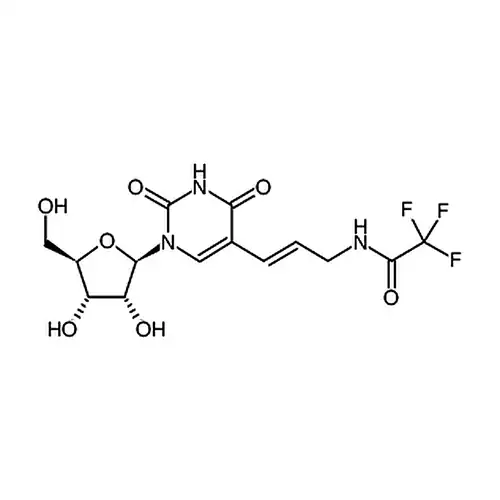 N-((E)-3-(1-((2R,3R,4S,5R)-3,4-二히드록시-5-(羟메틸)테트라히드로푸란-2-基)-2,4-二산소代-1,2,3,4-四수소피리미딘-5-基)엔프로필基)-2,2,2-三불소에틸아미드