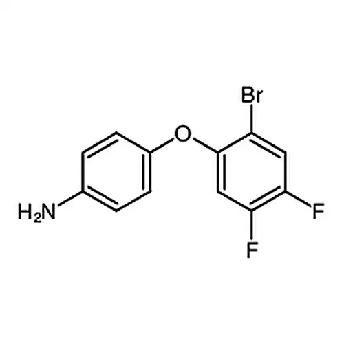 4-(2-브롬-4,5-二불소벤젠산소基)아닐린