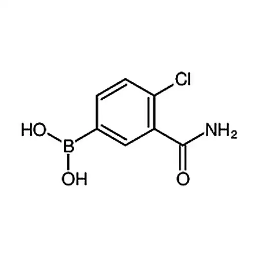 (3-carbamoyl-4-chloro-phenyl)boronic acid
