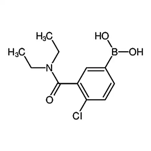 4-塩素-3-(N，N-ジエチル氨メチル酰基)フェニルホウ酸