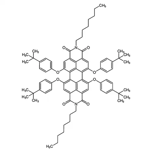 5,6,12,13-四(4-(трет-бутил)бензолкислорода基)-2,9-二октил基蒽并[2,1,9-def:6,5,10-d'e'f’]二изохинолин-1,3,8,10(2H,9H)-四кетон