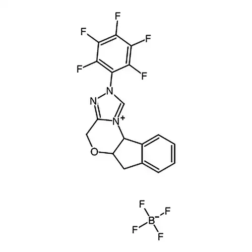 (5AR,10BS)-(+)-5A,10B-二수소-2-(五불소페닐)-4H,6H-茚并[2,1-B][1,2,4]三唑并[4,3-D][1,4]恶唑嗡 四불소붕산