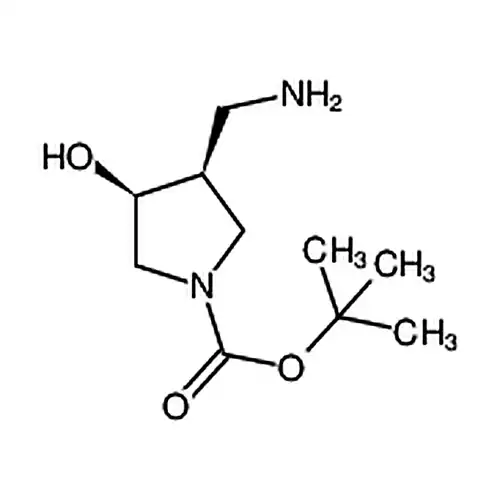 cis-tert-Butyl 3-(aminomethyl)-4-hydroxypyrrolidine-1-carboxylate