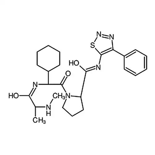 (S)-1-((S)-2-环ヘキシル基-2-((S)-2-(メチルアミノ)プロピルアミド基)アセチル)-N-(4-フェニル-1,2,3-噻二唑-5-基)ピロールアルカン-2-メチルアミド