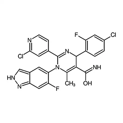 4-(4-염소-2-불소페닐)-2-(2-염소피리딘-4-基)-N-(6-불소-1H-吲唑-5-基)-6-메틸-1,4-二수소피리미딘-5-메틸아미드
