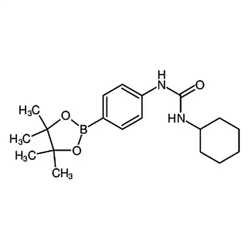 1-环헥실基-3-(4-(4，4，5，5-四메틸-1，3，2-二붕소펜틸环-2-基)페닐)脲